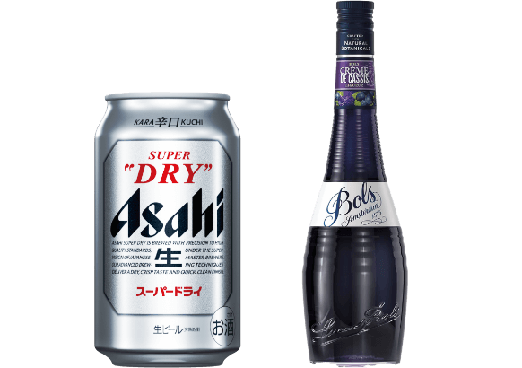アサヒスーパードライ ボルス クレーム・ド・カシス