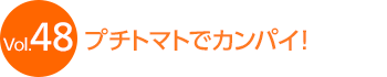 Vol.48�@�v�`�g�}�g�ŃJ���p�C�I