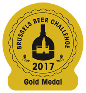 BRUSSELS BEER CHALLENGE 2017 Gold Medal