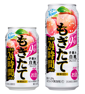 『アサヒもぎたて 手摘み白桃』