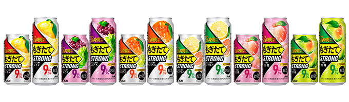 『アサヒもぎたてSTRONG』画像