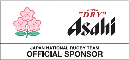 「ラグビー日本代表オフィシャルスポンサー」画像