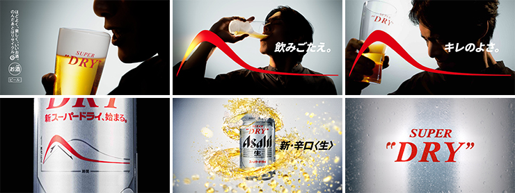 「新スーパードライ、辛口カーブ」篇 画像