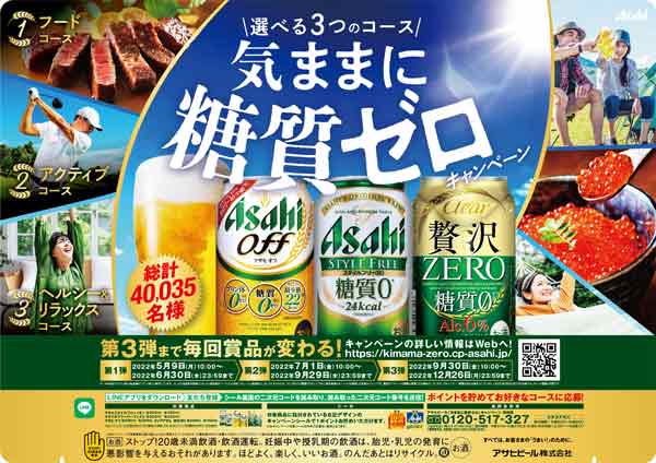気ままに糖質ゼロキャンペーン