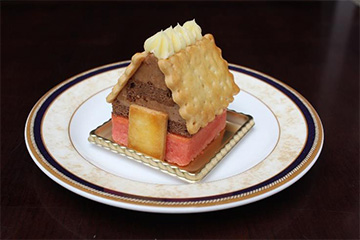 チョコといちごのケーキ