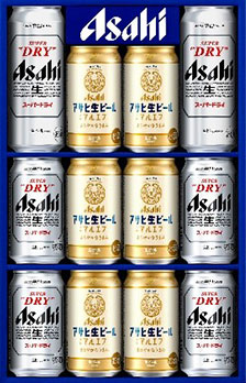 アサヒスーパードライ・アサヒ生ビール ダブルセット MFW-3
