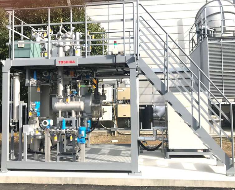 CO2分離回収試験装置の実証試験