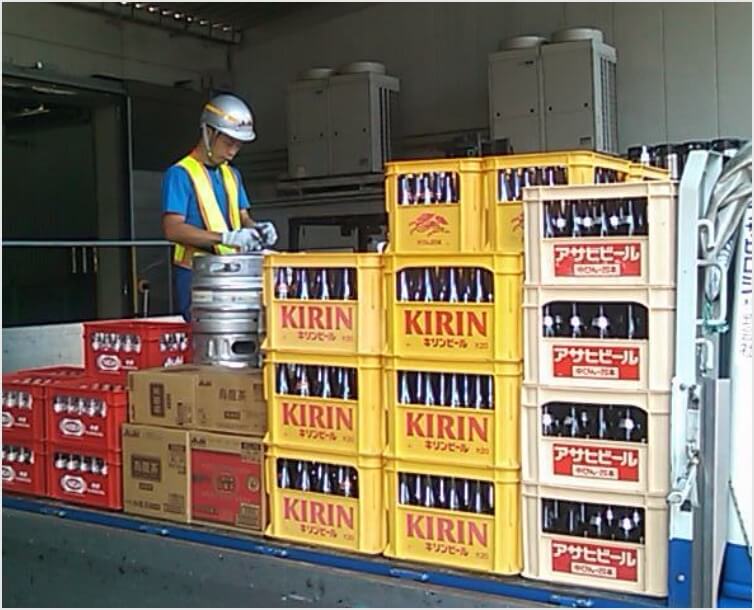 他社とタッグを組んだ共同輸配送